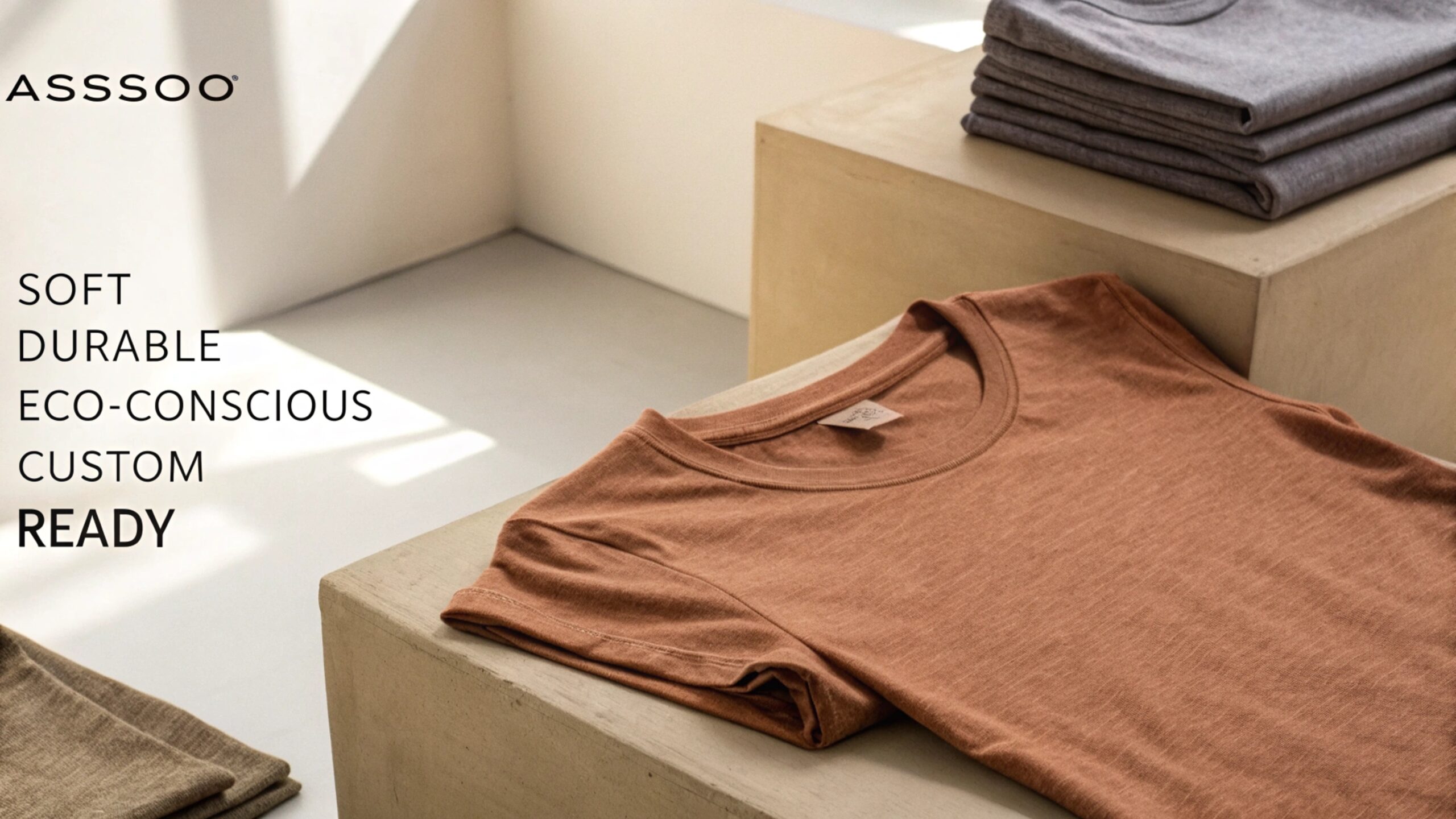 Tri-blend t-shirt made of cotton, polyester, and rayon showcasing a soft, durable, and versatile fabric fusion.