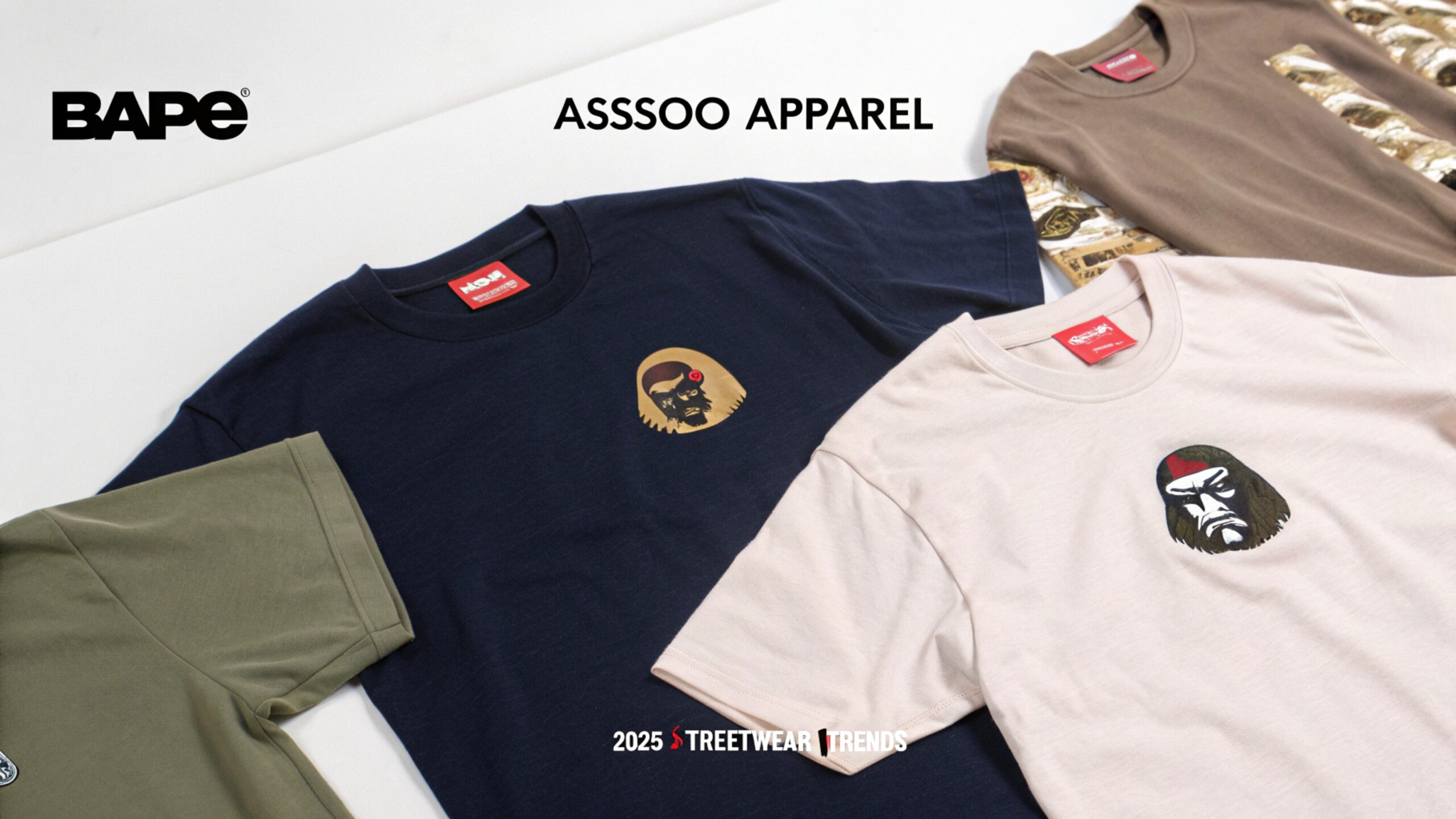 Original A Bathing Ape T-shirt with iconic ape head logo