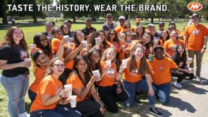 A&W T-shirt with custom design by ASSSOO APPAREL